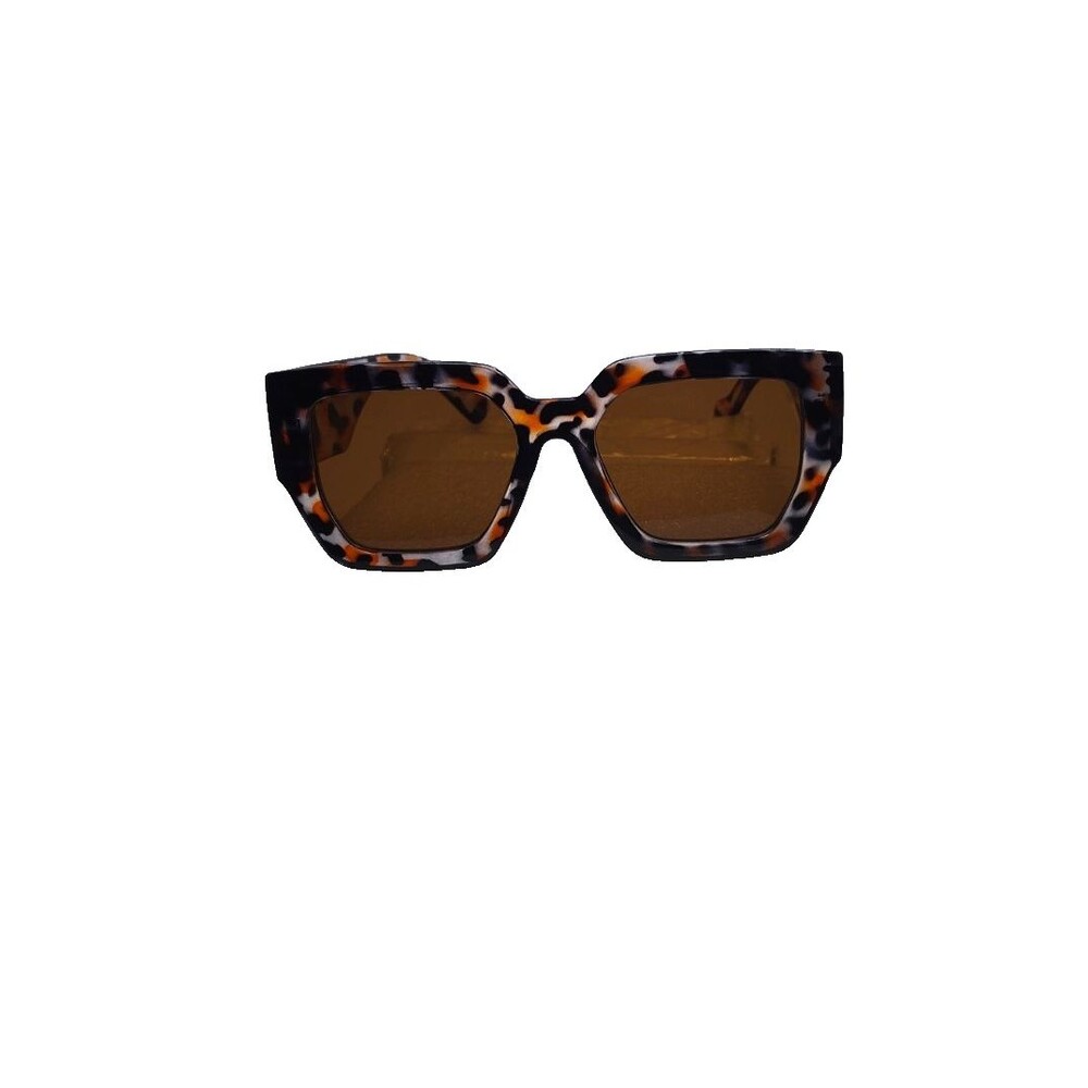 Monki Oversize Tortoise Shell Cat Eye Women Sunglasses 50-19-140mm UV400